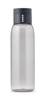 Joseph joseph, Joseph Joseph - Flasche mit Hydratationskontrolle Dot - Schwarz und Transparent, Dot Trinkflasche, transp. grau, 600 ml