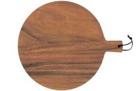 Schönwald, Playground Servierbrett rund Akazie D35cm mit Griff H1.5cm