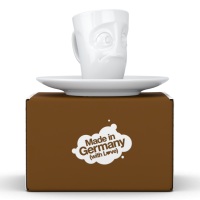 58 products, 58 Products - Kaffeetasse Buffled 80 ml - Weiss, Espresso-Mug VERDUTZT