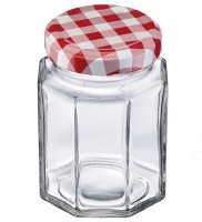 undefined, Westmark Gläser im 6er-Pack, 6er Set 191ml 6eck Gläser, m. Deckel, 58 mm