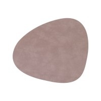 LINDDNA, LINDDNA - Tischset NUPO - Leder - grau - 37/44 cm, LINDDNA - Tischset NUPO - grau - Leder - 37/44 cm