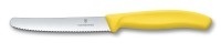 Victorinox, Tomaten- und Wurstmesser Victorinox 6.7836.L118, Victorinox Swiss Classic Tomaten- und Tafelmesser - Gelb - 11 cm
