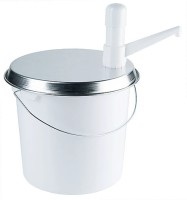 Contacto, Eimer mit Dispenser, PP, 25x38 cm - 10l