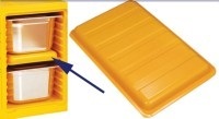 Contacto, Kühlakku für Thermoboxen, gelb GN 1/1 53x32.5x4.5cm, Kühlakku für Thermoboxen, gelb GN 1/1 53x32.5x4.5cm