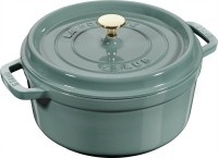 STAUB, Staub Bräter STAUB, Cocotte 20cm, rund, Eucalyptus, Gusseisen 2.2l