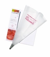 ScrapCooking, Scrapcooking - 6er-Set Spritzbeutel - Transparent, Konditoren Spritzbeutel u. 1 Edelstahlhülse 35cm