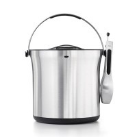 OXO, GG STL Eiskübel und Zangenset, GG Steel Eiskübel und Zangenset