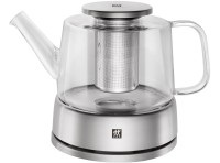 Zwilling Kitchen, 1x Sorrento Teekanne mit Stövchen und Teesieb, Sorrento Teekanne 0.8L mit Stövchen und Teesieb