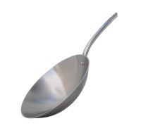 de Buyer, 1x Wok Pfanne gerundet Ø 36cm, Induktion, Wok Pfanne gerundet D:36cm Induktion