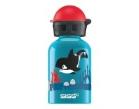 SIGG, SIGG Trinkflasche 0.3l Orca Family, Alu 300 ml Kinder Trinkflasche