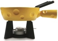 Boska, Boska - Käsefondue Super Cheesy 1.3 L - Schwarz und Dunkelgelb, Fondue-Set Super Cheesy 1.3lt