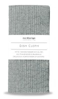 LIVIQUE, Schwamm Nordesign, 2er Set Dish Cloth Naturschwammtuch, grau 17x8cm, H1cm