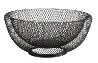 APS, Drahtkorb WIRE D31cm H14cm schwarz, Aps Servierkorb Aps