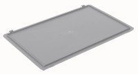 Linum, Scharnierdeckel grau 60x40cm zu Stapelbehälter, Scharnierdeckel grau 60x40cm zu Stapelbehälter