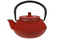Cosy & Trendy, Kobe Teekanne Gusseisen mit Sieb, rot 0.3 lt, Kobe Teekanne Gusseisen mit Sieb, rot 0.3 lt