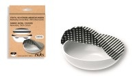 nuts, Nuts - Schüsselabdeckung Baumwolle, rund XL b/w 36cm, Schüsselabdeckung Baumwolle, rund XL b/w 36cm