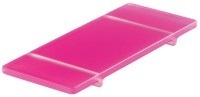 andersign, Platte m. Füsschen, 24.5x10x1.5 cm, himbeere, 