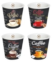 Diverse, diverse Espressotasse It's coffee time, Its coffee time 4er Espressotassen 80ml