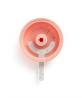 LEKUE, Lekue - Eislutscher - Rot, Glaceform Donut D14cm H3cm Silikon rosa
