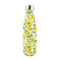 Easy Life, Thermosflasche «Lemon», 500 ml, Isolierflaschen doppelw. 500ml, Lemon