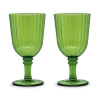 Easy Life, 2er Set Gläser aus Acryl 460ml, grün, 2er Set Gläser aus Acryl 460ml, grün