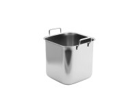 Diverse, diverse Wasserbad Idesta, Bain Marie mit Griffen 3.5lt 15.5x15.5cm H16cm