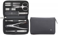 andersign, 1x Reißverschluss-Etui, Nappaleder, schwarz, 8-tlg., ZWILLING ® ZWILLING ® Beauty Leather Case nagelpflegeset 1.0 pieces