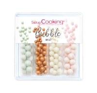 Scrap Cooking, 4er Set Zuckerdekors Bubble Mix 62g, 4er Set Zuckerstreusel Mix Perlen gross 62g