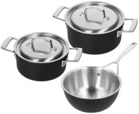 Demeyere, 3tlg. Black 5 Pfannenset