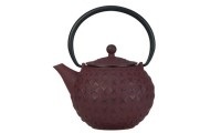 Cosy & Trendy, Sakai Teekanne Gusseisen mit Sieb, rot, 1 lt, Sakai Teekanne Gusseisen mit Sieb, rot, 1 lt