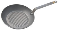 de Buyer, De Buyer-Mineral-B-Runde Grillpfanne, 26 cm, DeBuyer Grillpfanne Mineral B Element, 26cm
