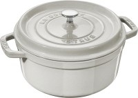 STAUB, Staub - Schmortopf mit Deckel 22 cm - Hellgrau, Staub Gusseisentopf STAUB