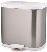Joseph joseph, Split Steel Trenn-Abfallbehälter, 2x3l, 27x18x28.4cm, Joseph Joseph Mülleimer, 2 Behälter