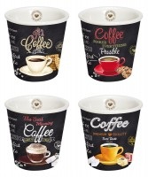 Diverse, diverse Espressotasse It's coffee time, Its coffee time 4er Espressotassen 80ml