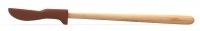 Pebbly, Pebbly Mini Spachtel, Schokolade, 24cm, Spachtel Mini 21cm braun Silikon Bambus