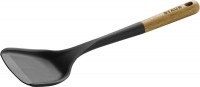 STAUB, Staub - Schaber Wok - Schwarz und Braun, Staub Wokwender 31cm Silikon schwarz