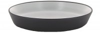 Revol, Revol - Suppenteller Ø 14 cm - Weiss und Schwarz - Schwarz und Weiss, Equinoxe Teller hoch Ø14cm, H:2.5cm, 20cl, pfeffer