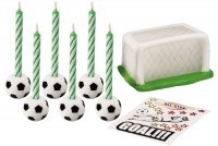 Wilton, Kerzen Fussball 5 Bälle + 1 Goal, 