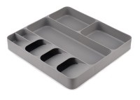 Joseph joseph, DrawerStore Besteckeinlage, grau, 38.4x39.7x5.3cm, Joseph Joseph DrawerStore Besteck- und Küchenzubehör-Organizer grau