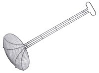 Contacto, Frittierschaufel Ø 28cm Länge Stiel 60cm, Frittierschaufel Ø 28cm Länge Stiel 60cm