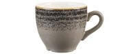 Churchill, S.P. Homespun Charcoal Black Espressotasse 10cl, 