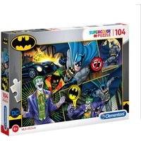 Clementoni, Clementoni - Puzzle Batman, 104 tlg 48.5x33.5cm, Supercolor - DC Batman, Puzzle