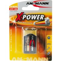 Ansmann, Ansmann 1 Ansmann Alkaline 9V-Block X-Power, X-Power Alkaline Batterie Block E / 6LR61