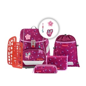 STEP BY STEP, Schulrucksack-Set, 6-teilig Schulrucksack-Set, 6-teilig, Step by Step 2IN1 PLUS Schulranzen-Set Fairy Freya, 6-teilig