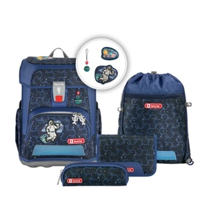 STEP BY STEP, Step by Step - Cloud Schulranzen Set Kinder Schulrucksack (00183686) - Star Astronaut, 