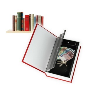 undefined, (17.5x11cm) Buch Tresor Attrappe Geheimversteck Geldkassette mit Schloss für Geld / Wertpapiere / Schmuck, 