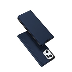 Dux Ducis, Dux Ducis - Oppo Find X5 Pro Flip Wallet Cover Leder Tasche - Dunkelblau, 