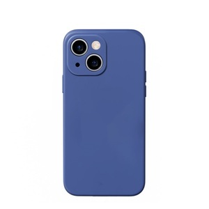 Benks, Benks - iPhone 13 MagSafe Soft Touch Silikon Case Hülle + Kameraschutz - Dunkelblau, 