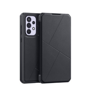 Dux Ducis, Dux Ducis - Samsung Galaxy A33 5G Magnet Flip Wallet Cover Leder Tasche Geometrisches Design - Schwarz, 