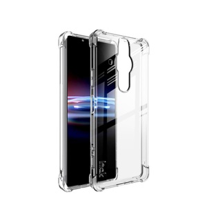 IMAK, IMAK - Sony Xperia Pro-I Gummi Hülle Air Cushion Fallschutz + Display Folie - Transparent, 